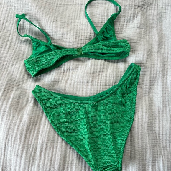 Triangl Emerald Textured Bikini - Picture 2 of 4